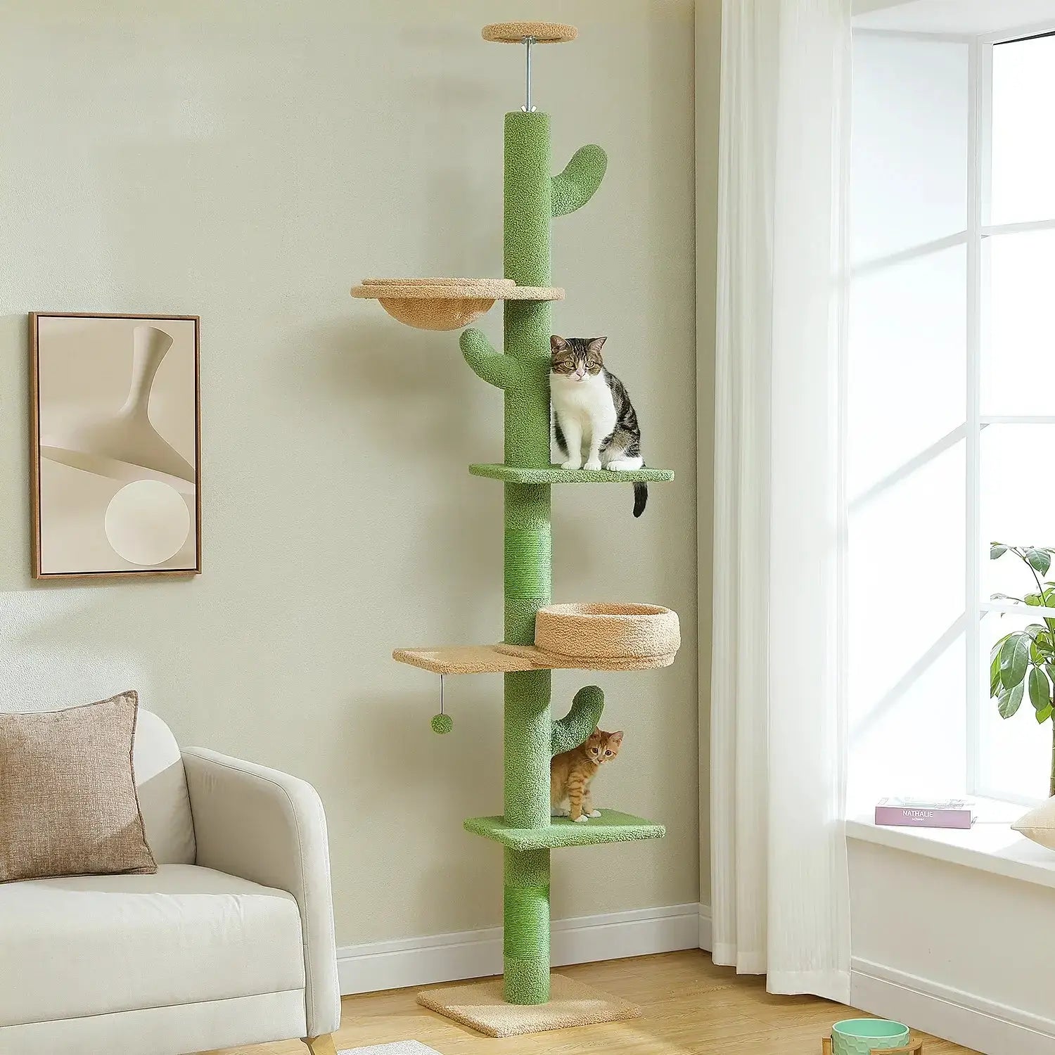 OASIS™ — Arbre à Chat Nature Design Épuré