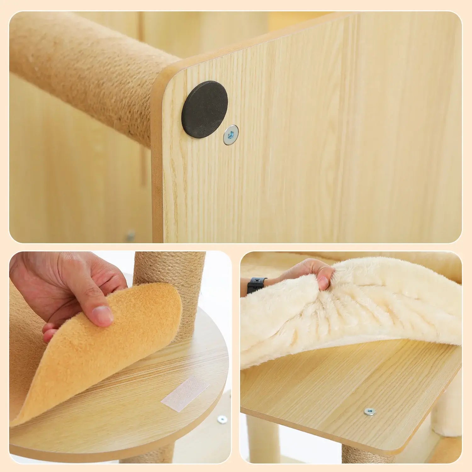 MANOIR™ — Arbre à Chat XXL Multi-Niveaux