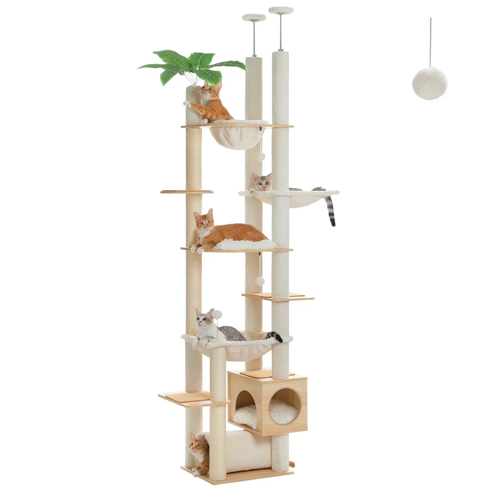 VÉGA™ — Arbre à Chat Sol-Plafond