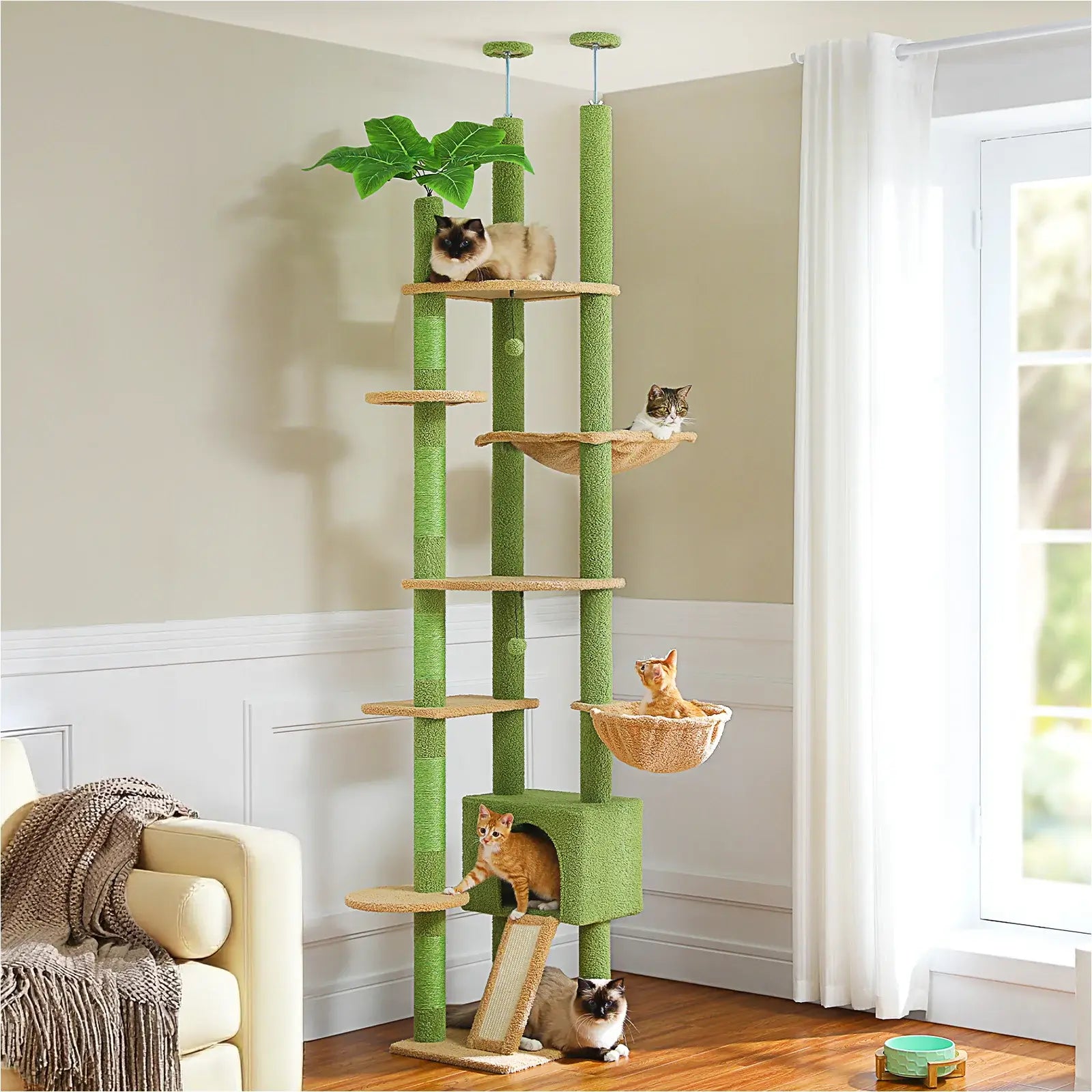 VÉGA™ — Arbre à Chat Sol-Plafond