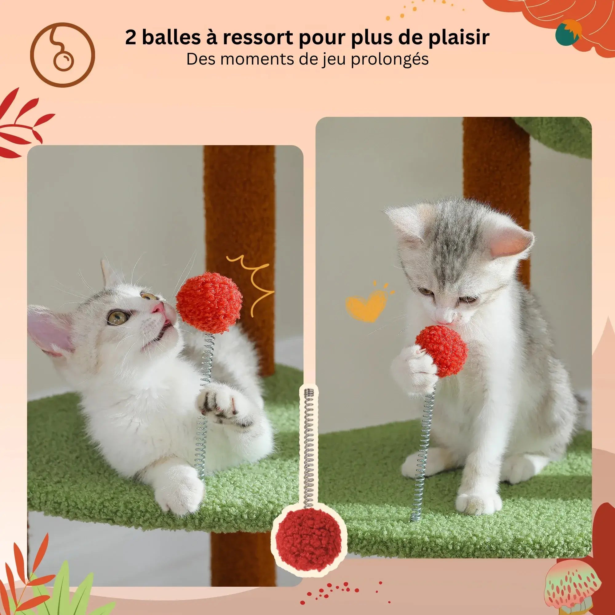 SIRIUS™ Arbre à Chat XXL Design Sol-Plafond – Multi-Niveaux Stable & Élégant