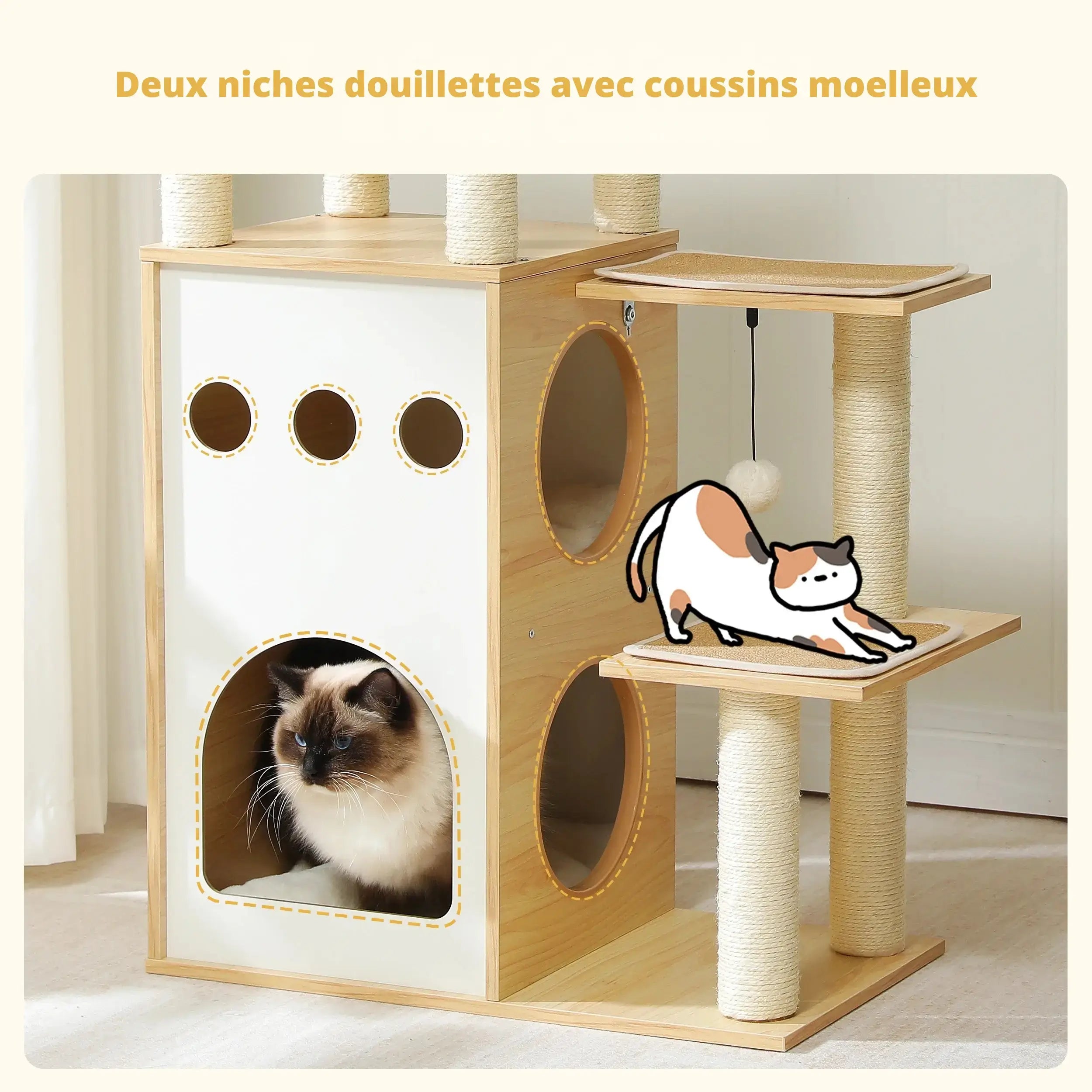 Arbre à chat design