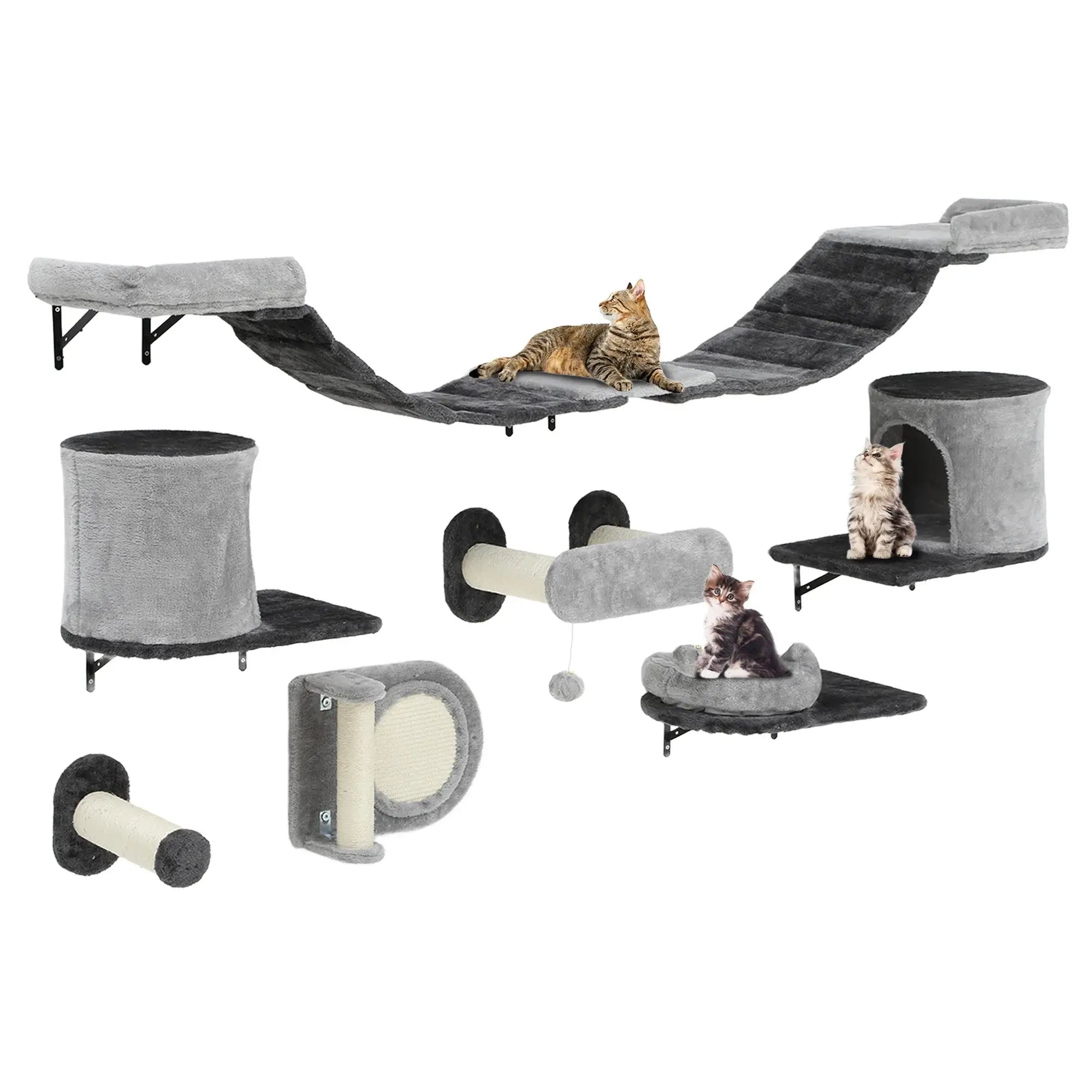 OASIS™ – Parcours Mural Chat Confort & Repos | Modules Muraux Design Premium