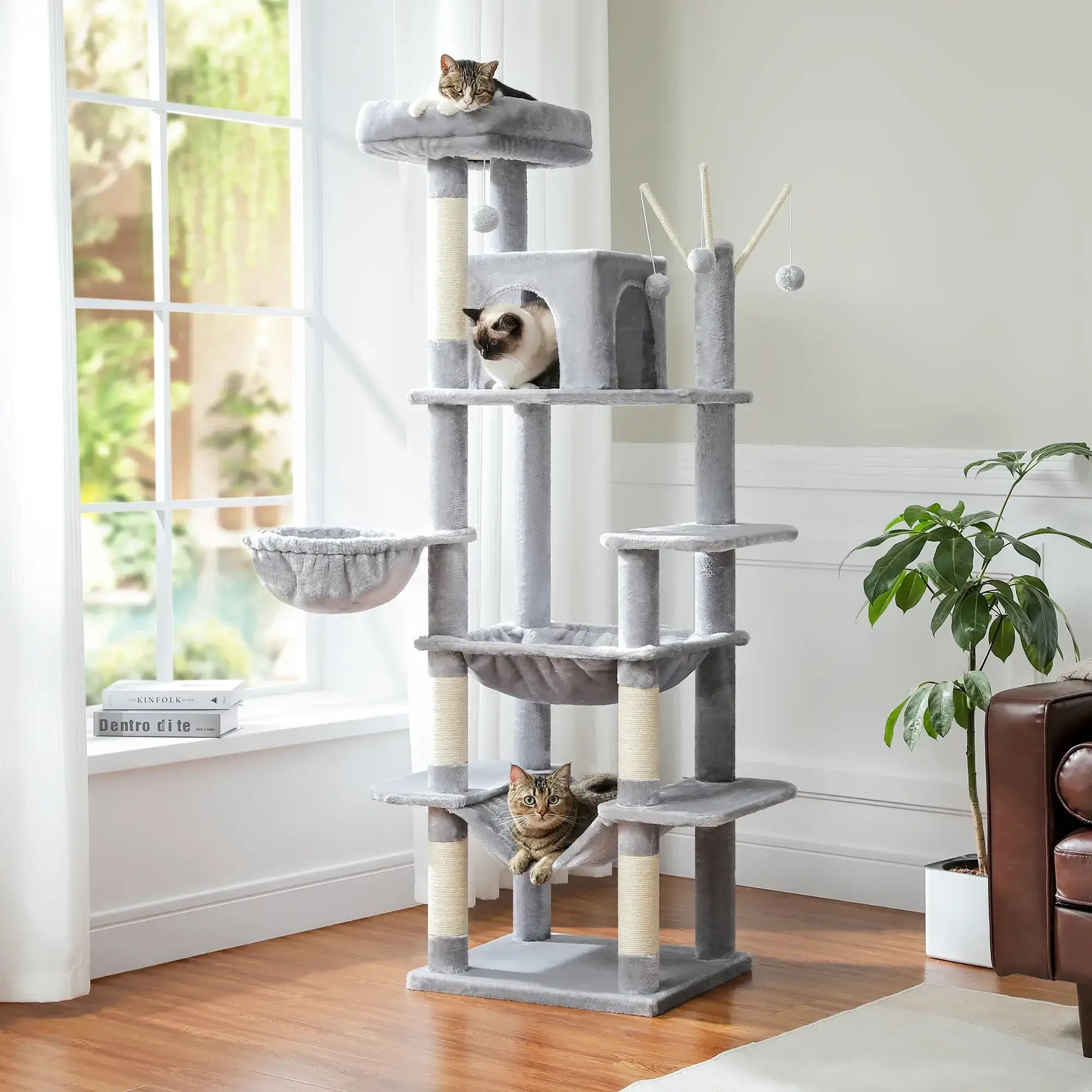 EMPIRE™ — Arbre à Chat XXL Signature Multi-Niveaux